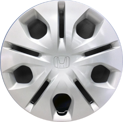 Honda Insight 2012-2014, Plastic 5 Double Spoke, Single Hubcap or Wheel Cover For 15 Inch Steel Wheels. Hollander Part Number H55090.