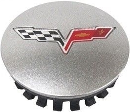 C5486 Chevrolet Corvette OEM Silver Center Cap #9597342