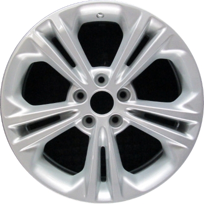 Ford Explorer 2016-2019, Taurus 2013-2019 powder coat silver 18x8 aluminum wheels or rims. Hollander part number 3922, OEM part number DG1Z1007C.