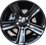 ALY2559U45/2453 Dodge Ram 1500 Wheel/Rim Black Painted #68613049AA