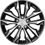 ALY64097U30 Honda Civic Wheel/Rim Charcoal Machined #08W17TBA100