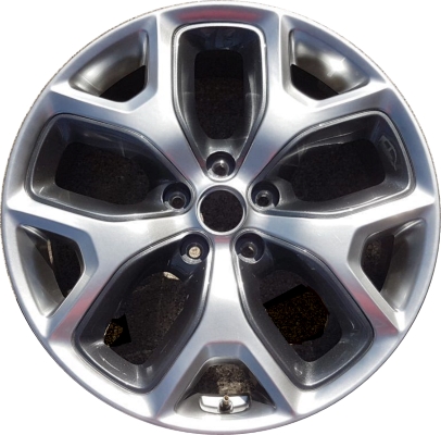 KIA Sorento 2016-2020 powder coat hyper silver 19x7.5 aluminum wheels or rims. Hollander part number ALY74738U, OEM part number 52905C5330, 52905C5320, 52905C6330, 52905C6320.