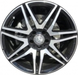 ALY85440 Mercedes-Benz CLS400, CLS550 Wheel/Rim Black Machined #A2124014602