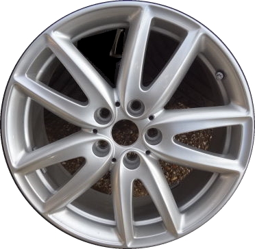 Mini Countryman 2020-2024 powder coat silver or black 18x8 aluminum wheels or rims. Hollander part number 86597, OEM part number 36106888852 36106888851.