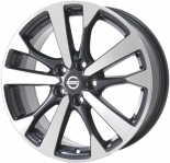 ALY62720U35 Nissan Altima Wheel/Rim Grey Machined #403009HP2A
