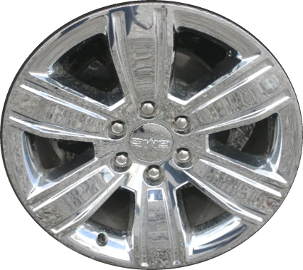 Used ALY5752 GMC Sierra 1500 Wheel/Rim Chrome Clad #23220752