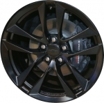 ALYGT011U45/200239 Chevrolet Camaro Wheel/Rim Black Painted #23442890