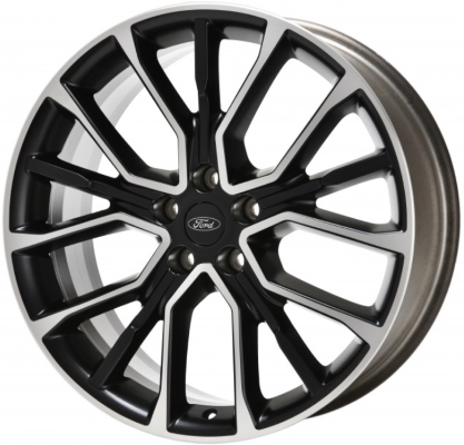Ford Taurus 2017-2019 black machined 20x8 aluminum wheels or rims. Hollander part number ALY10133, OEM part number HG1Z1007A.