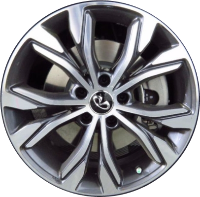 Infiniti QX30 2017-2019 charcoal machined 18x7 aluminum wheels or rims. Hollander part number ALY73796, OEM part number D03005DM3D.
