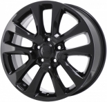 ALY9168/9167U45HH Jeep Grand Cherokee Wheel/Rim Black Painted #5XL06DX8AA