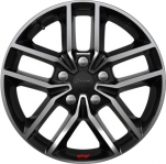 ALY9164U91HH Jeep Grand Cherokee Wheel/Rim Black Polished #5XK991XFAA