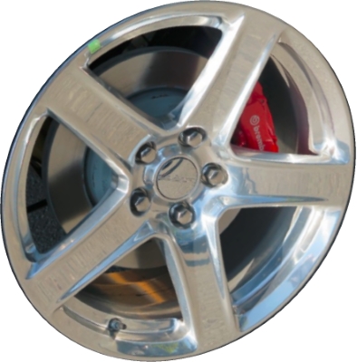 Jeep Grand Cherokee 2017 polished 20x10 aluminum wheels or rims. Hollander part number ALY9172, OEM part number 5ZA44AAAAA.