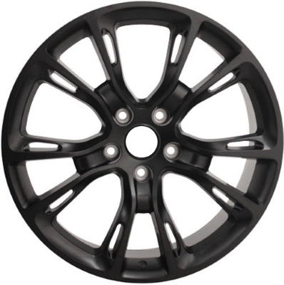 Jeep Grand Cherokee 2017 powder coat black 20x10 aluminum wheels or rims. Hollander part number ALY9113U45/9174, OEM part number 1WB01VXWAB.