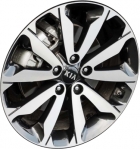 ALY74749U45 KIA Sportage Wheel/Rim Black Machined #52910D9310