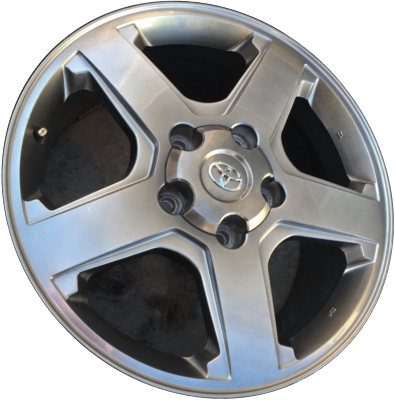 Toyota Sequoia 2016-2017 powder coat hyper grey 20x8 aluminum wheels or rims. Hollander part number ALY98395U78/200028, OEM part number Not Yet Known.