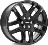 ALYGT041U46 Chevrolet Blazer, Traverse Wheel/Rim Black Painted #84208837