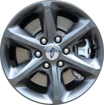 Ford Expedition 2018-2021 powder coat charcoal 18x8.5 aluminum wheels or rims. Hollander part number ALY10141, OEM part number JL1Z1007F.