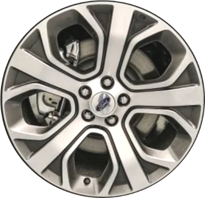 Ford Explorer 2018-2019 charcoal machined 20x8.5 aluminum wheels or rims. Hollander part number ALY10186U77HH, OEM part number JB5Z1007C.