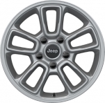 ALY9178 Jeep Grand Cherokee Wheel/Rim Silver Painted #6DQ44GSAAA