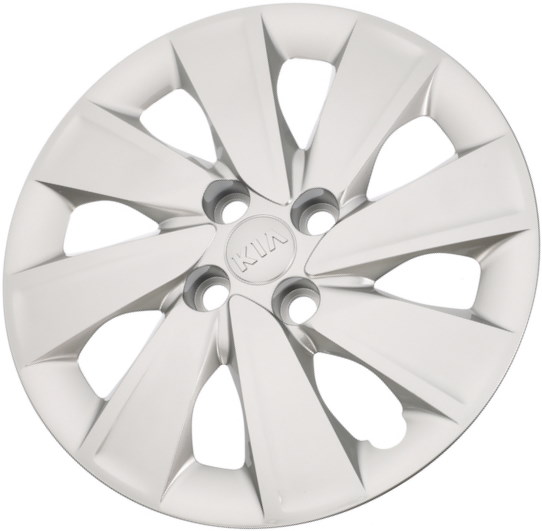 OEM Wheel Hub Center Cap Set of 4 Chrome w/Kia Logo 06-07 Rio Rio5 52962-1G100 