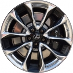 ALYLG031 Lexus LC500, LC500h Wheel/Rim Black Polished #4261111090