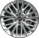 ALY75221U10 Toyota Camry Wheel/Rim Silver Machined #4261106F80