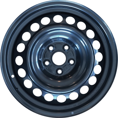 Toyota RAV4 2019-2025 powder coat black 17x7 steel wheels or rims. Hollander part number STL75241, OEM part number 42611-42520, 42611-42810.