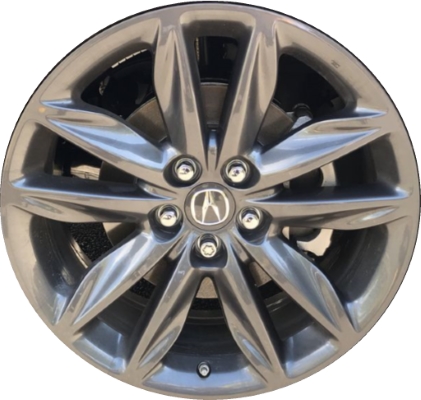 Acura MDX 2019-2020 powder coat charcoal 20x8.5 aluminum wheels or rims. Hollander part number ALY71864U30, OEM part number 42800-TYR-A20.