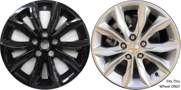 IMP 440BLK 7119GB Chevrolet Malibu Black Wheel Skins Hubcaps Wheelcovers 17 Inch Set
