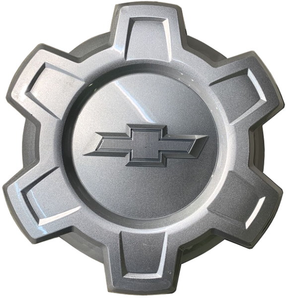 C8130-CHEV Chevrolet Colorado, Silverado 1500 OEM Silver Center Cap #86814406