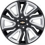 ALY5901U45 Silverado, Suburban, Tahoe, Sierra, Yukon Wheel/Rim Black Painted #84253949