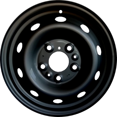 Dodge Ram Promaster Chassis Cab 2014-2024, Ram Promaster Cutaway 2014-2024, Ram Promaster 1500 2014-2024, Ram Promaster 2500 2014-2024, Ram Promaster 3500 2014-2024 powder coat black 16x6 steel wheels or rims. Hollander part number STL2534U45, OEM part number 68415002AA.