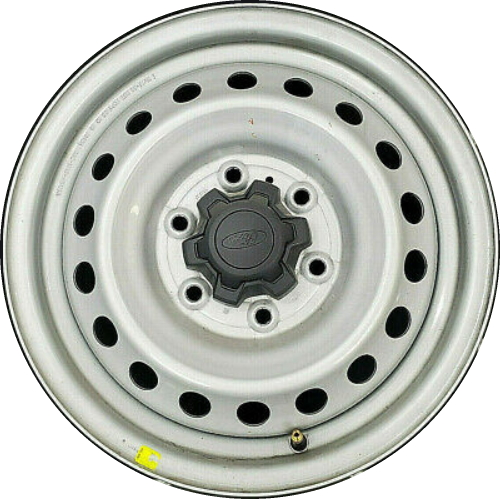 Ford Bronco 2021-2025, Ranger 2019-2023 powder coat silver 16x7 steel wheels or rims. Hollander part number STL10226, OEM part number KB3Z1015A.