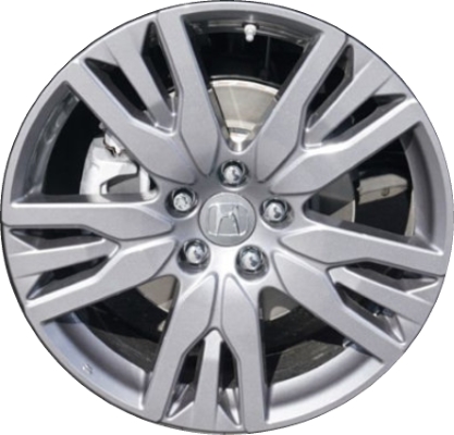 Honda Passport 2019-2021 powder coat grey 20x8 aluminum wheels or rims. Hollander part number ALY63149U35, OEM part number 42700TGSA62.