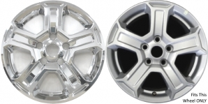 IMP-420X/7920PC Jeep Wrangler Chrome Wheel Skins (Hubcaps/Wheelcovers) 17 Inch Set