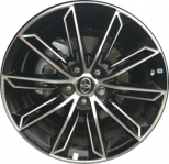 ALY75234U45 Toyota Avalon Wheel/Rim Black Machined #4261107160