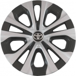 H61188U30 Toyota Corolla, Prius, Prime OEM Charcoal/Silver Hubcap/Wheelcover 15 Inch #4260247261