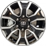 ALY75259 Toyota Tacoma Wheel/Rim Black Machined #4261104200