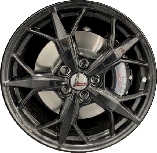 ALY96702U45 Chevrolet Corvette Wheel Black Painted #84735859