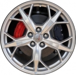 ALY14012U20 Chevrolet Corvette Wheel/Rim Silver Painted #84723819