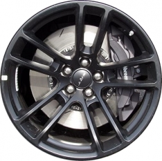 ALY2718 Dodge Challenger, Charger Wheel/Rim Black Painted #6TF27VXWAA