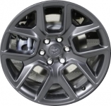 ALY2684U45/2725 Dodge Ram 1500 Wheel/Rim Black Painted #5YD61VCRAB