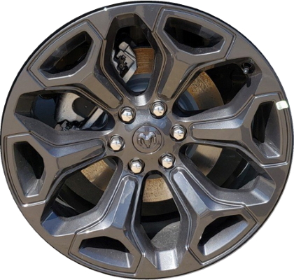 OEM 2020-2024 Dodge Ram 1500 Matte Black 5 Spoke 20x9 Rim - auto