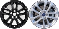IMP-462BLK/7200GB Ford Escape Black Wheel Skins (Hubcaps/Wheelcovers) 17 Inch Set