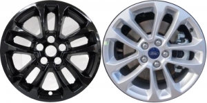 IMP-462BLK/7200GB Ford Escape Black Wheel Skins (Hubcaps/Wheelcovers) 17 Inch Set