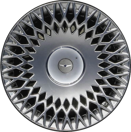 Genesis G90 2020-2022 powder coat smoked hyper 19x8.5 aluminum wheels or rims. Hollander part number ALY70989, OEM part number 52910-D2710.