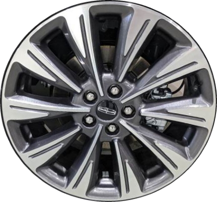 Lincoln Corsair 2020-2022 charcoal machined 19x7.5 aluminum wheels or rims. Hollander part number ALY10248 or 10421, OEM part number LJ7Z1007C, MJ7Z1007D.