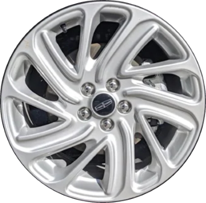 Lincoln Corsair 2020-2025 powder coat silver 18x7.5 aluminum wheels or rims. Hollander part number ALY10246, OEM part number LJ7Z-1007-A.