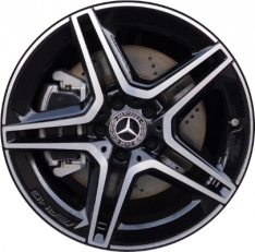 ALYMT022U45 Mercedes-Benz A220, A250, CLA250 Wheel/Rim Black Machined #17740115007X23
