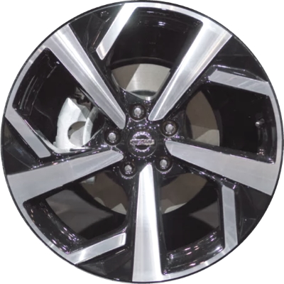 Nissan Rogue Sport 2020-2022 black machined 19x7 aluminum wheels or rims. Hollander part number ALY62820, OEM part number Not Yet Known.